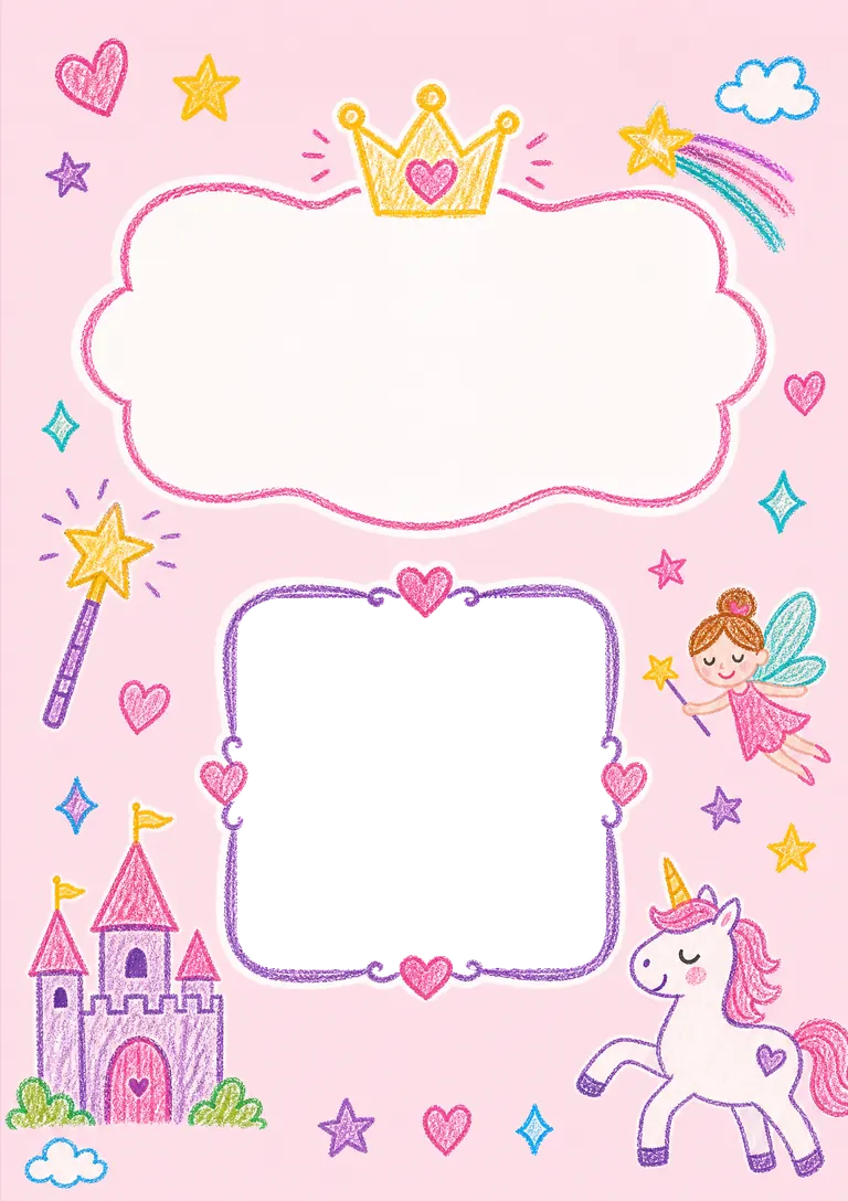 Princess personalised cover example
