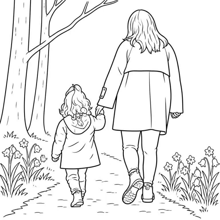 Colouring page example
