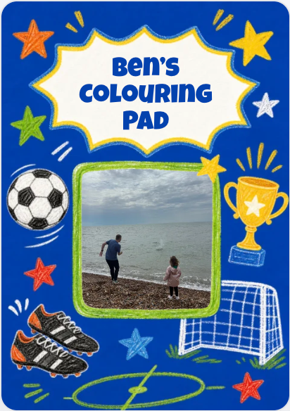 Football personalised cover example