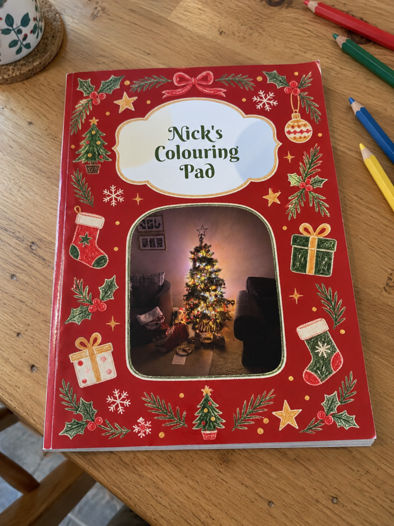 Christmas personalised cover example